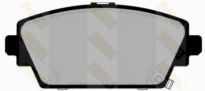 BRAKE ENGINEERING pa1341 -  Комплект тормозных колодок, дисковый тормоз